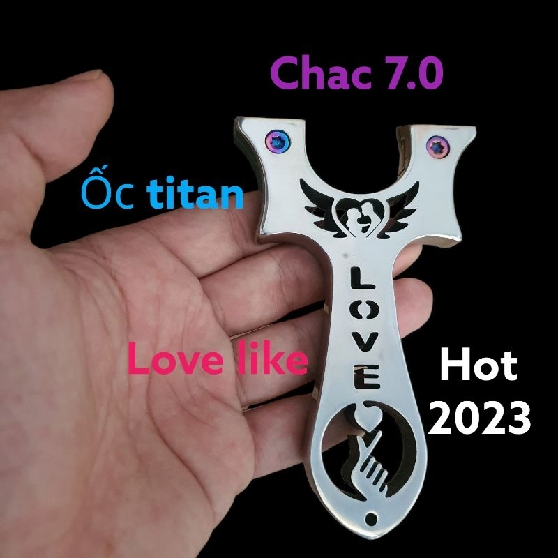 love like ná cao su chạc 7.0 + ốc titan + lục giác