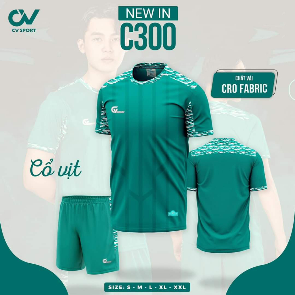 Bộ Quần Áo Bóng Đá Riki C300 Cao Cấp, Thoáng Mát Thấm Hút Mồ Hôi Tốt