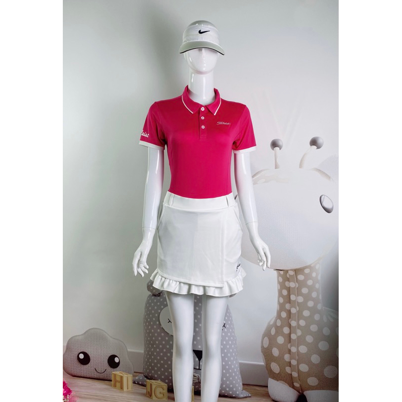 Áo thể thao nữ có cổ chơi golf, tennis, cầu lông nữ chất thun co giãn 4 chiều mịn mát