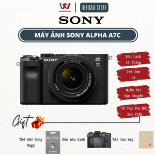[Mã 159THANTHIET750K giảm 8% đơn 3000K] Máy ảnh Sony Alpha A7C Body/28-60mm - Hàng Chính Hãng Full VAT