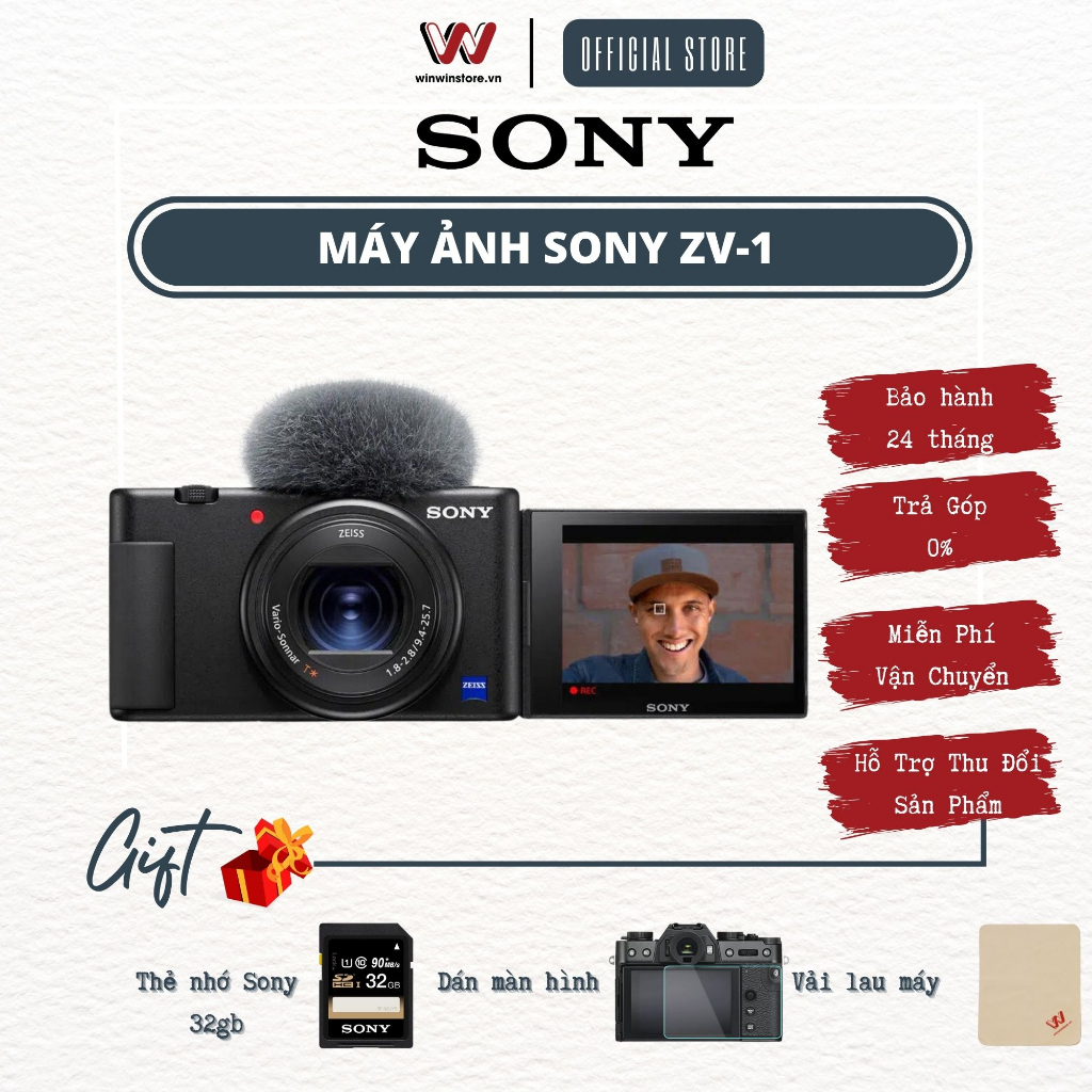 Máy ảnh Sony ZV-1 l ZV1 - Hàng Chính Hãng