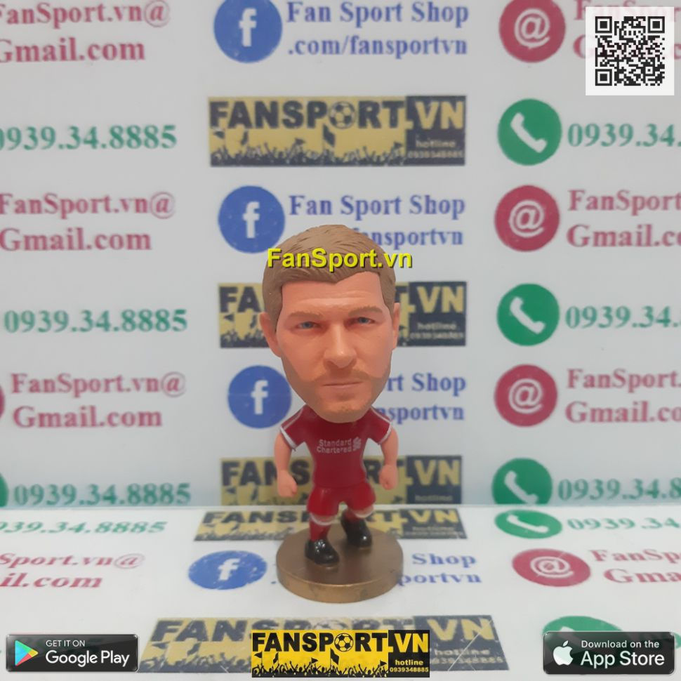 Tượng cầu thủ bóng đá Steven Gerrard 8 Liverpool 4 England 2010 2011 2012 2013 2014 2015 kodoto soccerwe non corinthian
