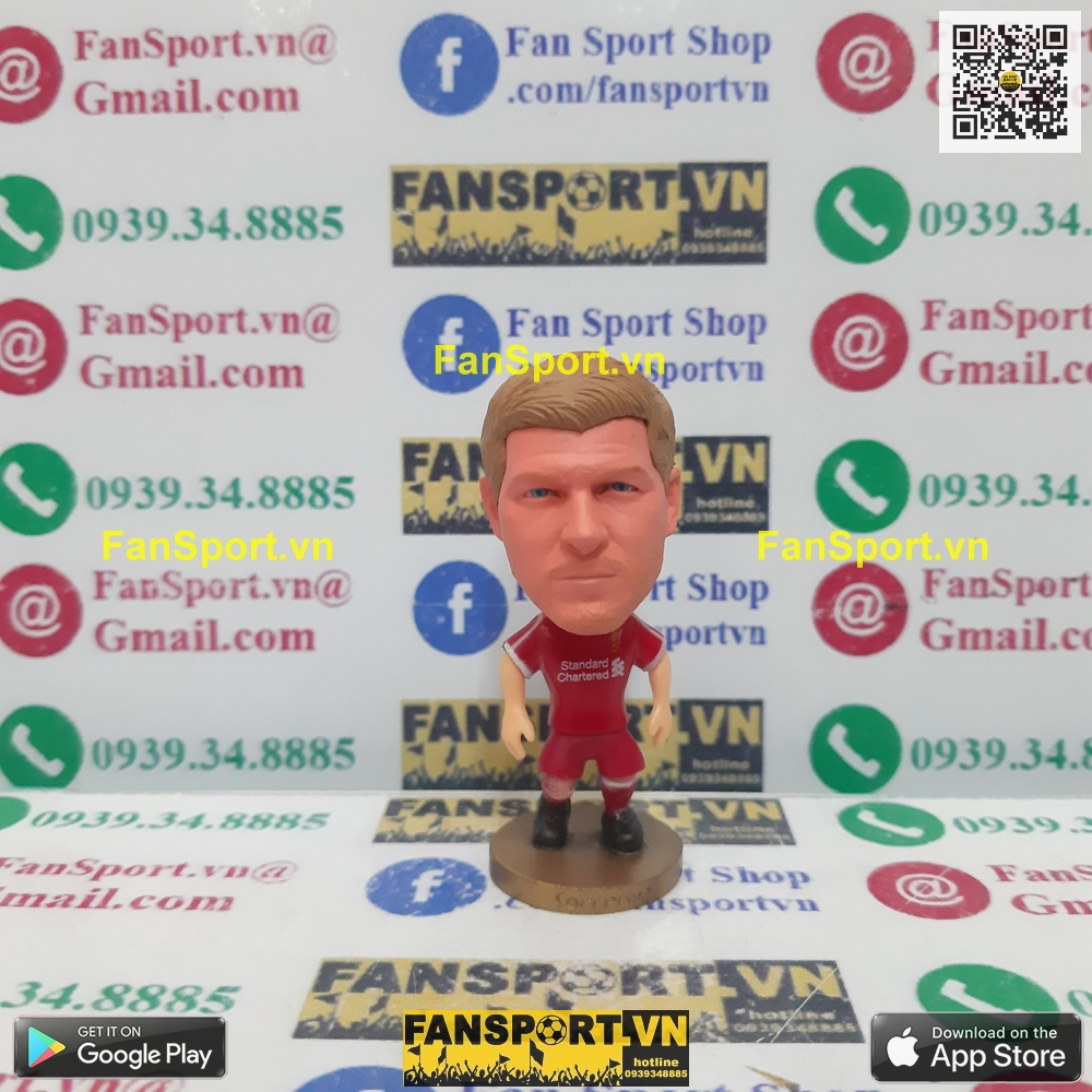 Tượng cầu thủ bóng đá Steven Gerrard 8 Liverpool 4 England 2010 2011 2012 2013 2014 2015 kodoto soccerwe non corinthian