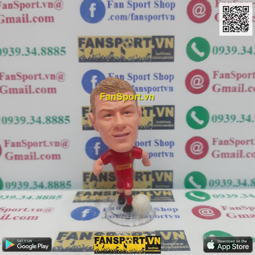 Tượng cầu thủ bóng đá Steven Gerrard 8 Liverpool 4 England 2010 2011 2012 2013 2014 2015 kodoto soccerwe non corinthian