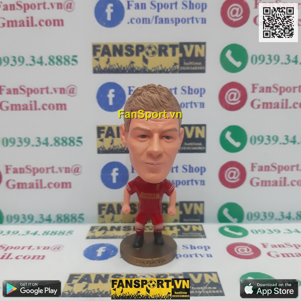 Tượng cầu thủ bóng đá Steven Gerrard 8 Liverpool 4 England 2010 2011 2012 2013 2014 2015 kodoto soccerwe non corinthian