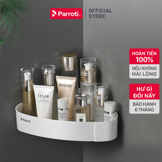 Kệ góc nhà tắm để đồ đa năng, khay nhà bếp dán tường Parroti Trophy TP-G01