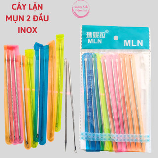 Cây nặn mụn - Que nặn mụn 2 đầu inox cao cấp dụng cụ lấy nhân mụn không đau