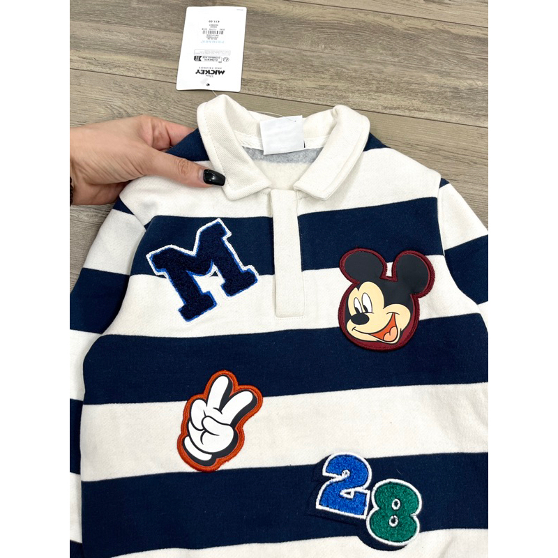 Áo polo nỉ disney dư xịn 1-8y