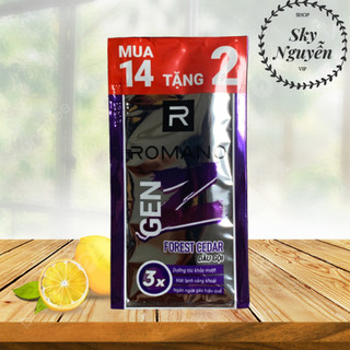 Gói dầu gội romano gen z hương forest cedar 5g.