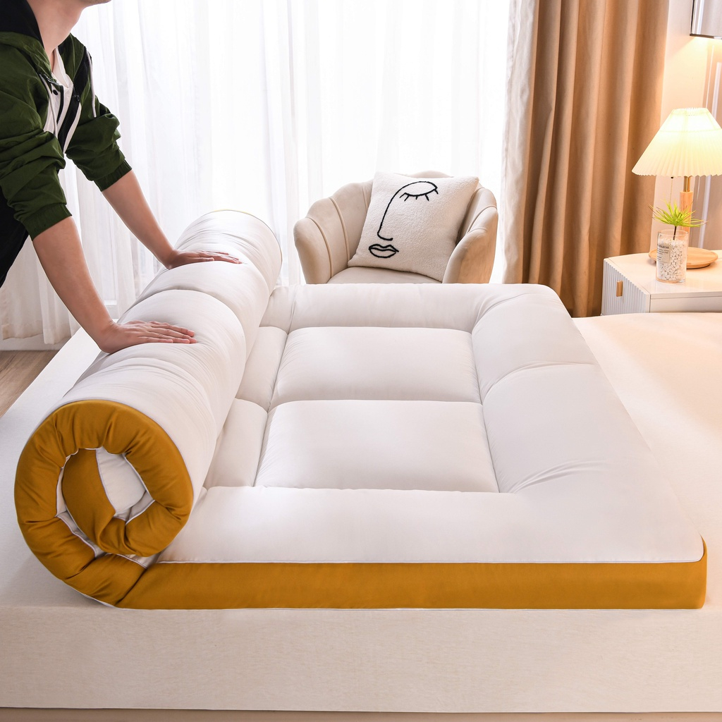 TOPPER nệm cao cấp chính hãng cấp dày 10cm, tấm đệm trải sàn sợi bông siêu thoáng khí đầy