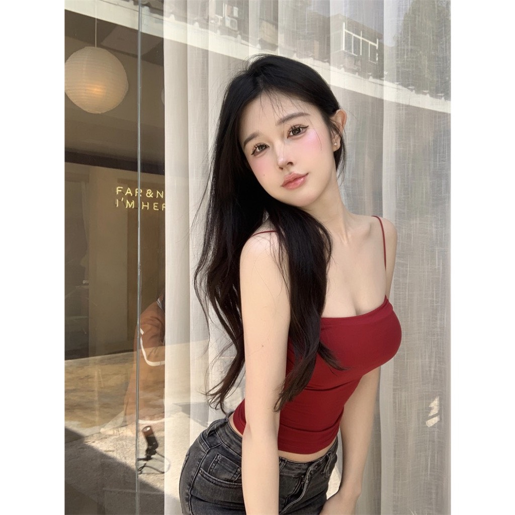 Áo Bra Nữ 2 Dây Mảnh Nhún Eo Kèm Mút Ngực Thanh Lịch Siêu Hot Elysa 1865