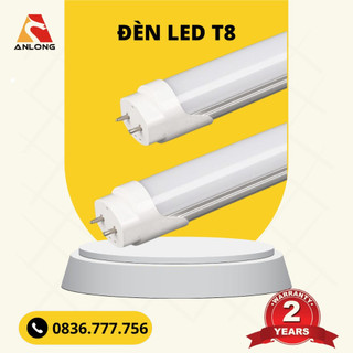 Bóng Đèn Tuýt Led T8 0.6m 1.2m Ánh Sáng Trắng Áp Dụng Chiếu Sáng Nhà Ở, Văn Phòng, Cửa Hàng Bảo Hành 24 Tháng