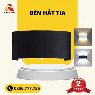 Đèn Hắt Tường Đèn Cầu Thang Đèn Tường Trang Trí Đúc Nhôm Chống Thấm Nước IP66 Bảo Hành 24 Tháng