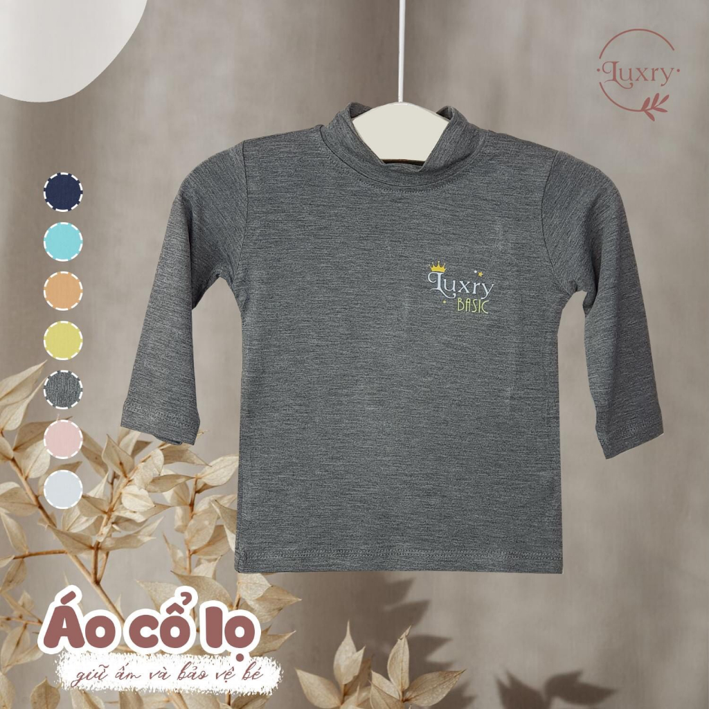 BST Áo Cổ Lọ Basic 3cm Luxry