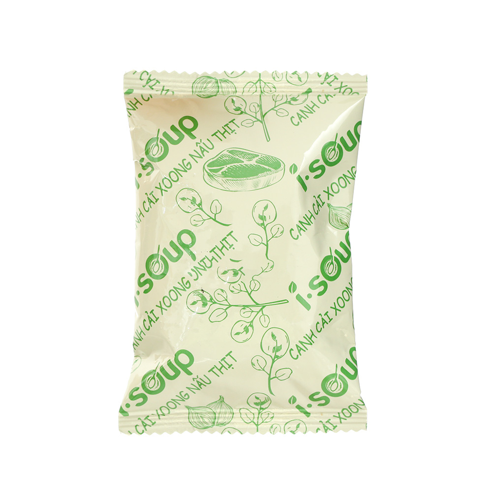 Canh cải Xoong ăn liền ISoup Túi 6 viên