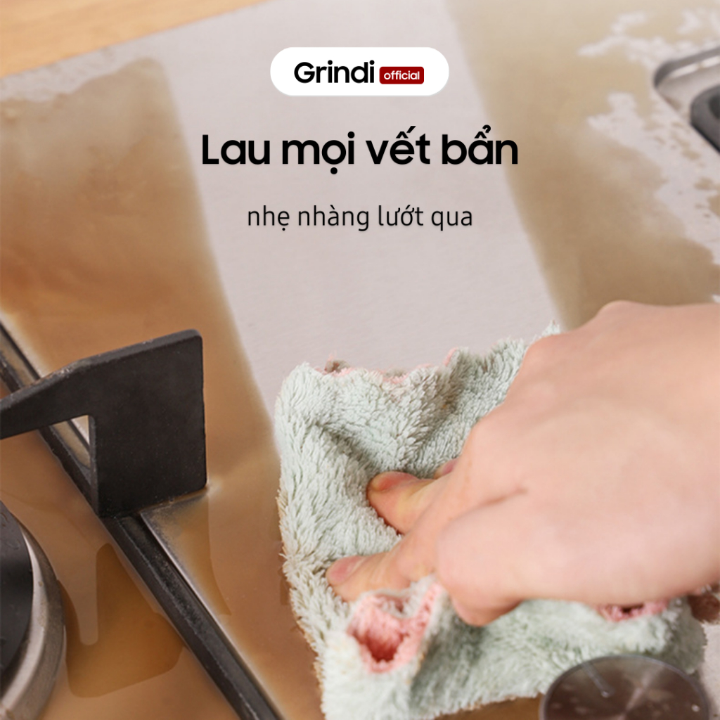 Khăn lau bếp thấm hút nước - Khăn vải mềm mịn chuyên dùng cho nhà bếp, lau sạch mọi vết bẩn