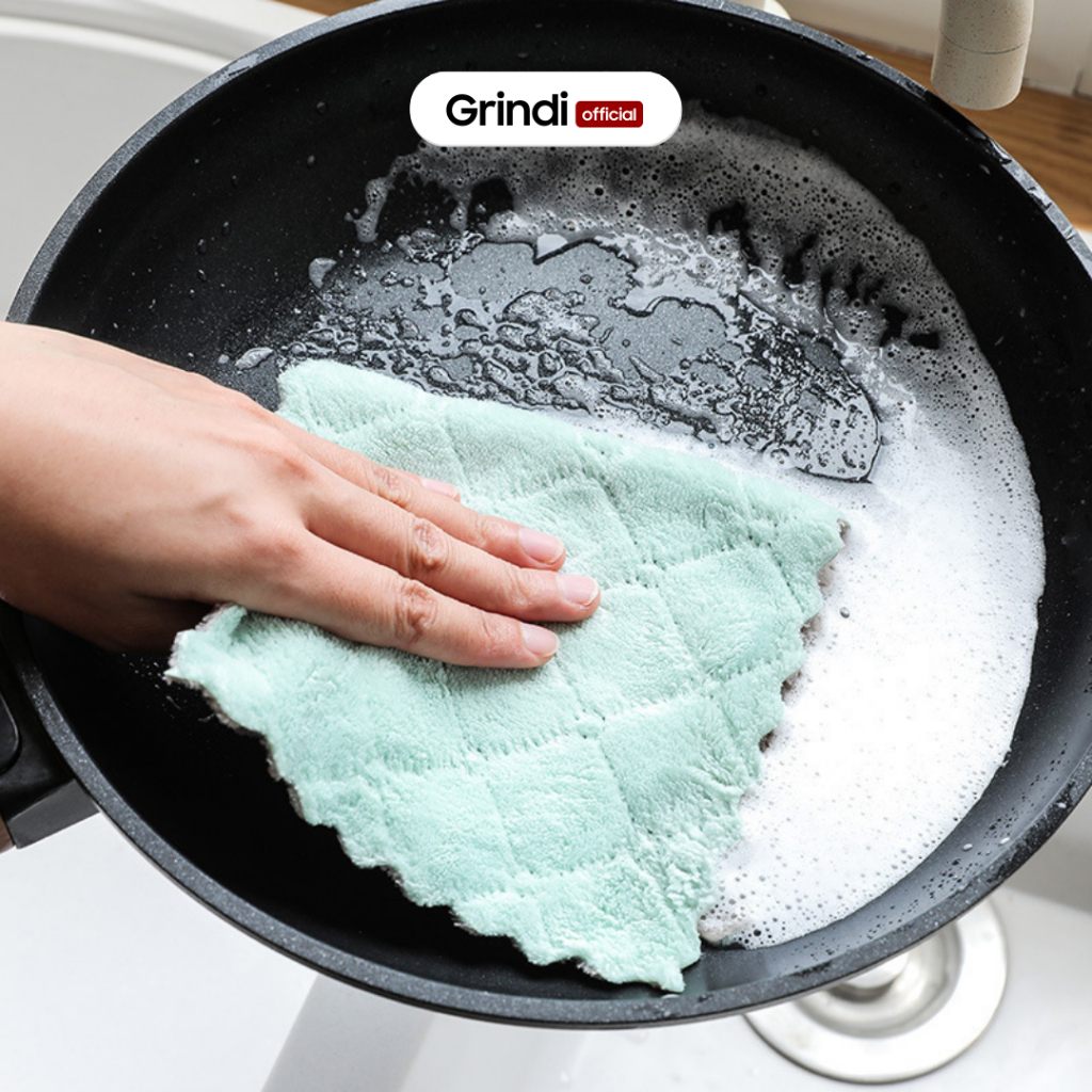 Khăn lau bếp thấm hút nước - Khăn vải mềm mịn chuyên dùng cho nhà bếp, lau sạch mọi vết bẩn