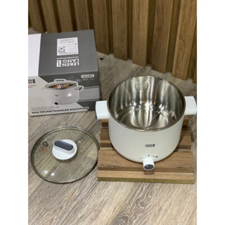 Nồi lẩu điện mini Lebenlang LBL0303, dung tích 1200ML, hai tay cầm tiện lợi, ca nấu ... Hàng chính hãng bảo hành 2 năm