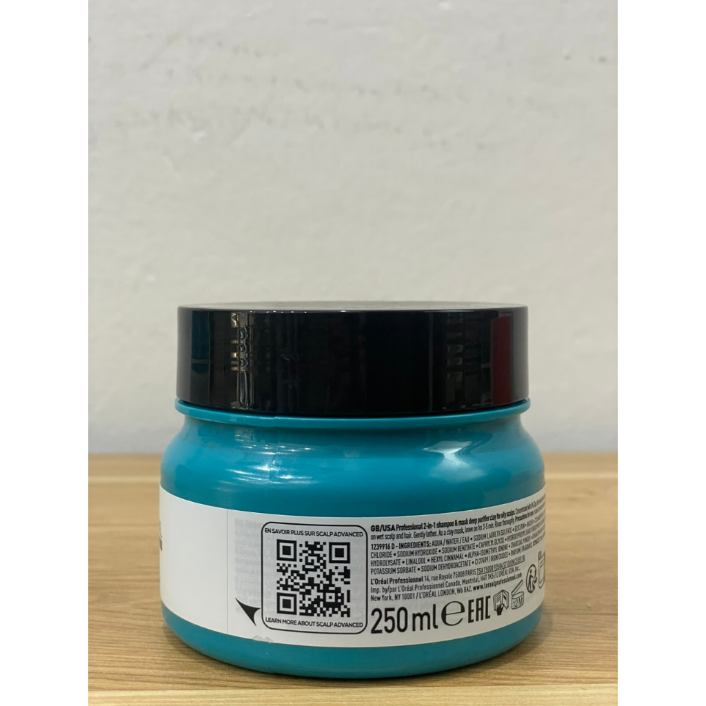 Kem tẩy tế bào chết da đầu Loreal ANTI GRASS OILNESS DEEP PURIFIER CLAY 500G