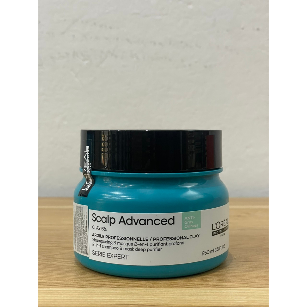 Kem tẩy tế bào chết da đầu Loreal ANTI GRASS OILNESS DEEP PURIFIER CLAY 500G