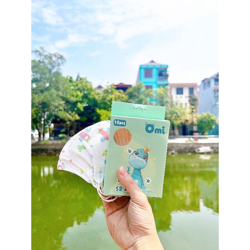 Khẩu trang 5D OMI cho bé (hộp 10c, 0_3t)