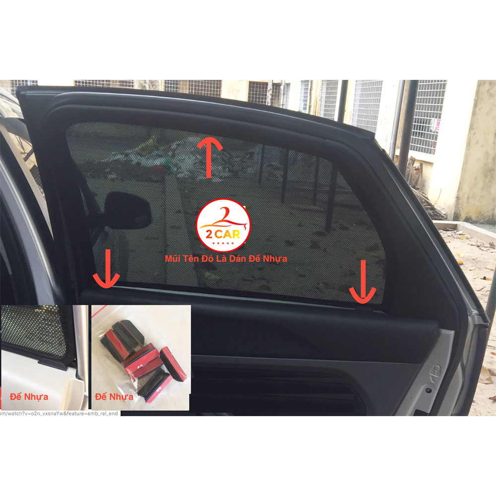 Rèm che nắng xe Honda BRV 2023 - 2024 có hút nam châm cao cấp, chống nắng hiệu quả