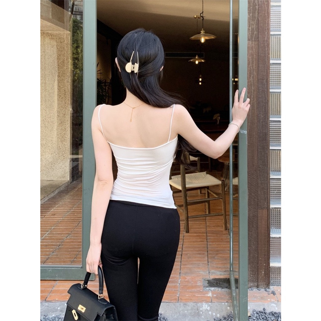 Áo Bra Nữ 2 Dây Mảnh Nhún Eo Kèm Mút Ngực Thanh Lịch Siêu Hot Elysa 1865