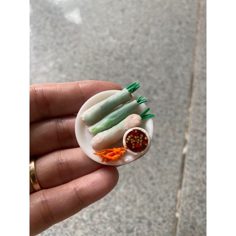 Mô hình bánh mini bằng đất sét