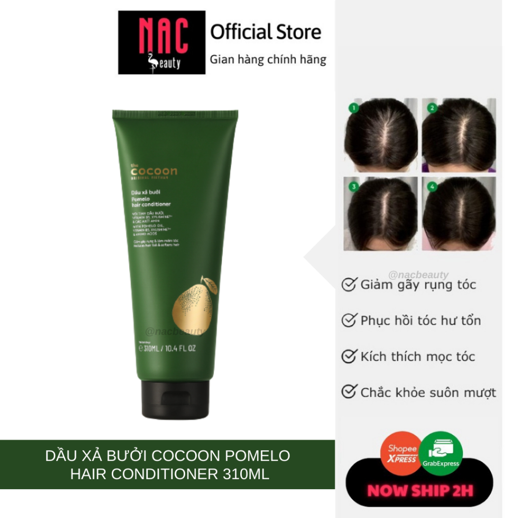 Dầu Xả Bưởi Cocoon Cung Cấp Dưỡng Chất & Độ Ẩm Pomelo Hair Conditioner 310ml