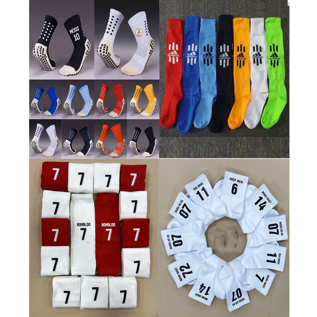 Phụ kiện bóng đá tất dệt kim hàng thai land - tất chuyên dụng bóng đá - thể thao
