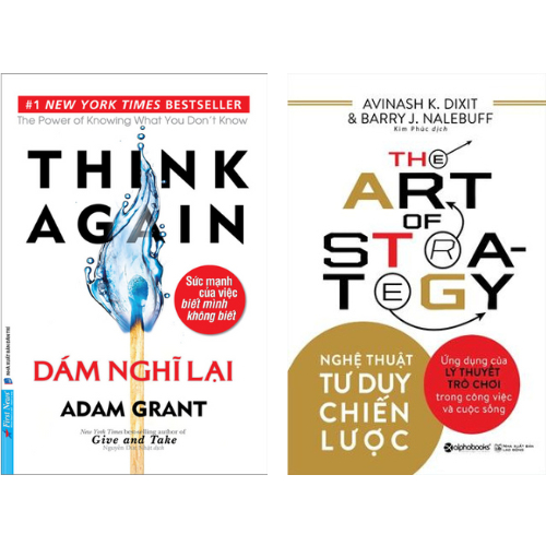 Sách - Think again (Dám Nghĩ Lại) - Nghệ thuật tư duy chiến lược