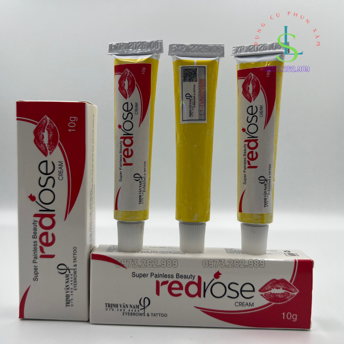 Dưỡng Redrose Trịnh Văn Nam Loại 1 dùng trong phun xăm mày môi mí / thuybuishop
