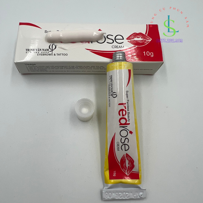 Dưỡng Redrose Trịnh Văn Nam Loại 1 dùng trong phun xăm mày môi mí / thuybuishop