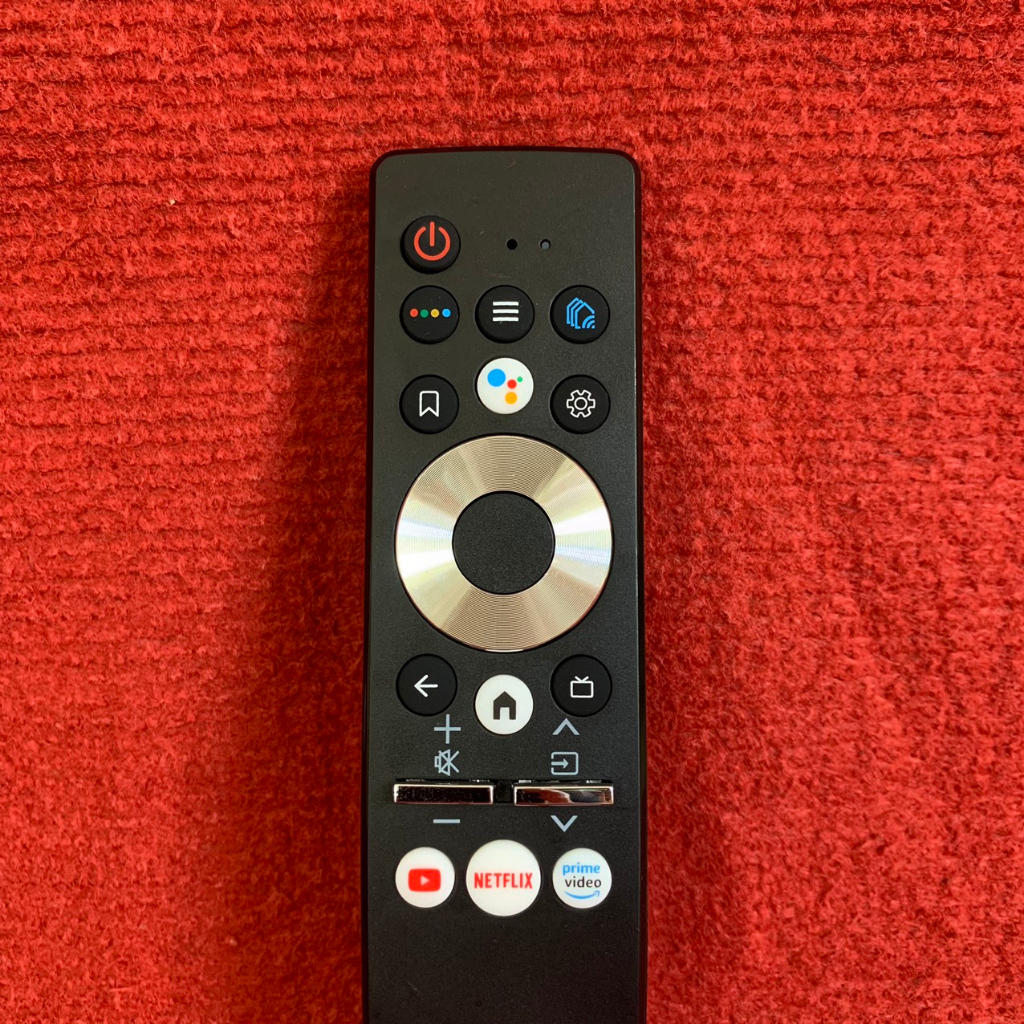 Điều khiển tivi Aqua giọng nói chính hãng, remote aqua smart TV thông minh, điều khiển từ xa tivi có MIC dùng giọng nói