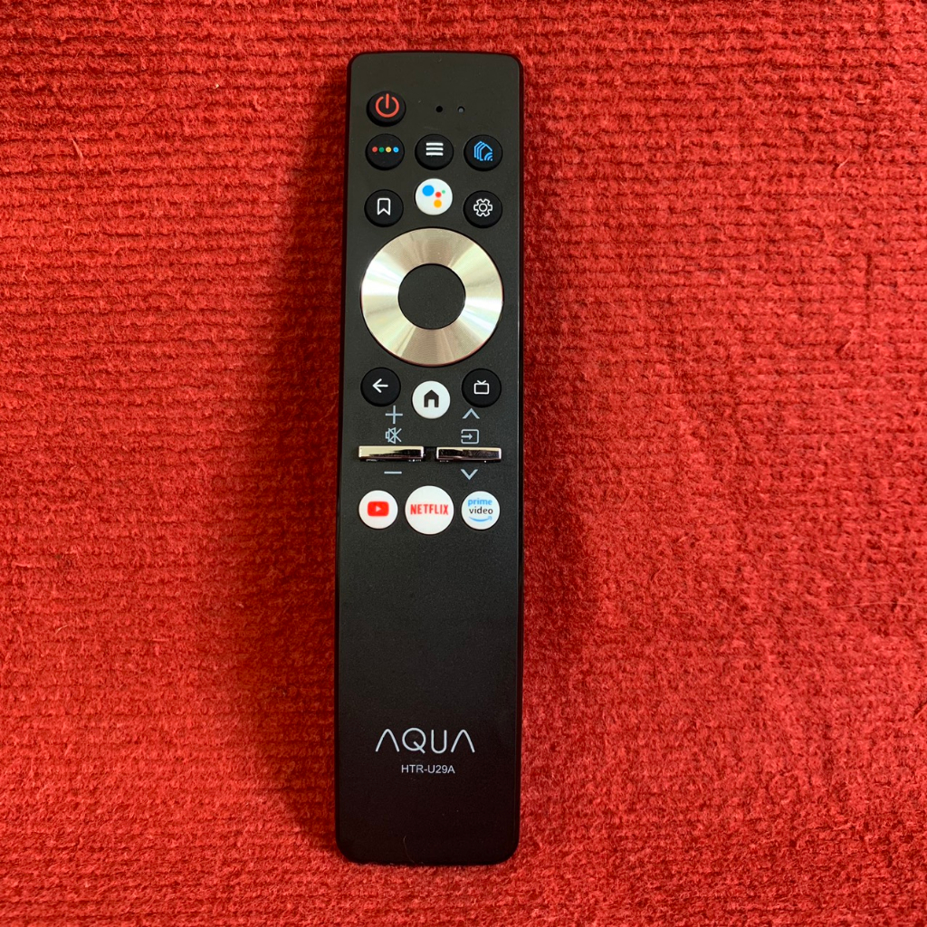 Điều khiển tivi Aqua giọng nói chính hãng, remote aqua smart TV thông minh, điều khiển từ xa tivi có MIC dùng giọng nói