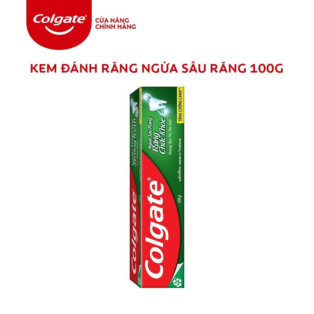 [HB Gift] Kem đánh răng Colgate ngừa sâu răng răng chắc khỏe 100g/tuýp