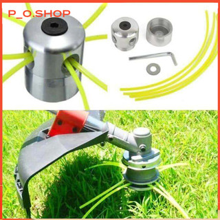 Đầu máy cắt cỏ hợp kim nhôm cho máy cắt cỏ có dây nhựa làm lưỡi cắt cỏ-nhổ cỏ nhanh chóng