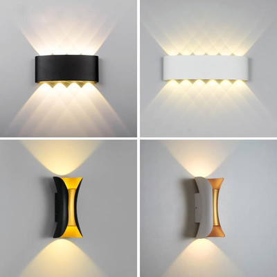 Đèn tường MONSKY SENEW 2 đầu hiện đại nhôm đúc siêu sáng trang trí nhà cửa cao cấp [ ẢNH THẬT 100%].