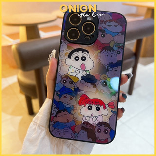 Ốp Đám Đông Shin lưng kính dành cho iPhone Xsmax 11 12 13 14 Pro Promax