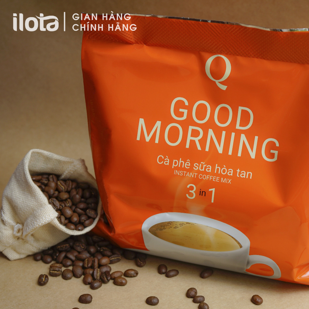 [Mã SGBAU30K giảm đến 30K đơn 99K] Combo 3 loại cà phê sữa hòa tan Trần Quang là Arabica, Ngon, Goodmorning 24 dùng thử