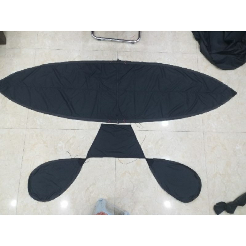 Áo diều 2m chính mỹ màu đỏ đen vàng