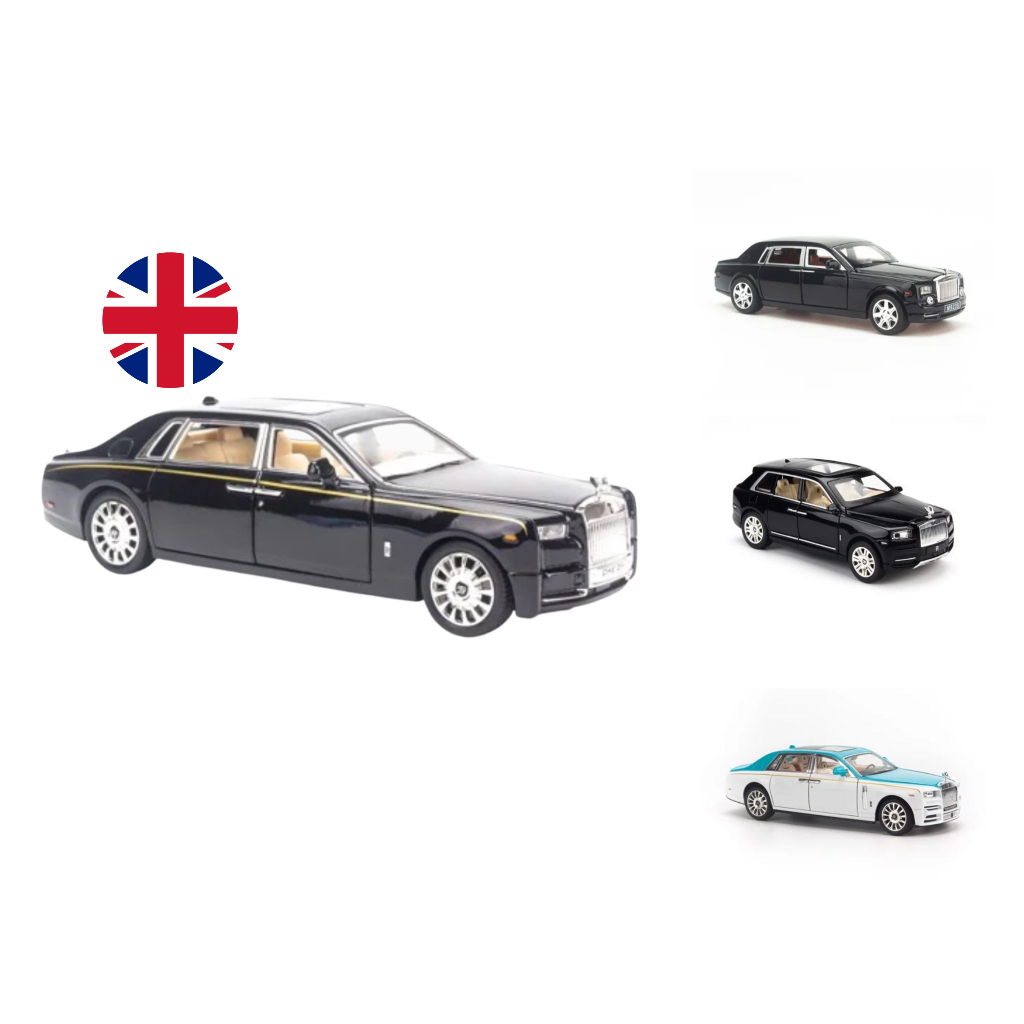 Mô hình xe Rolls Royce Cullinan, Phantom VIII, Sweptail 1:24