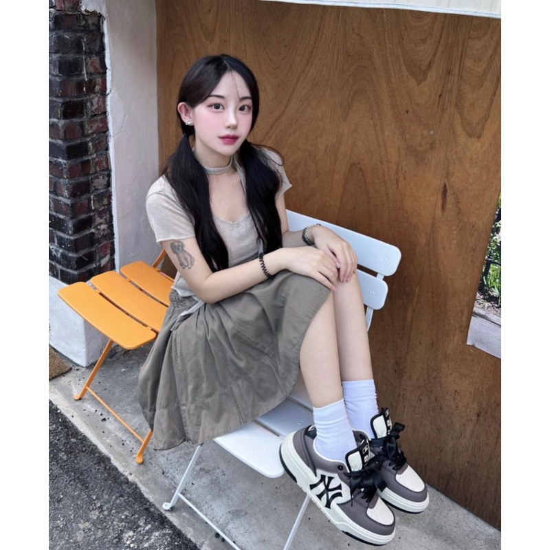 Giày Linner MLB Nâu ss23