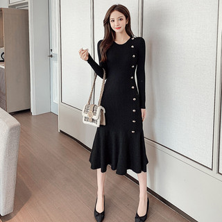 Đầm Len Dáng Ôm Đuôi Cá Cho Nữ AL71