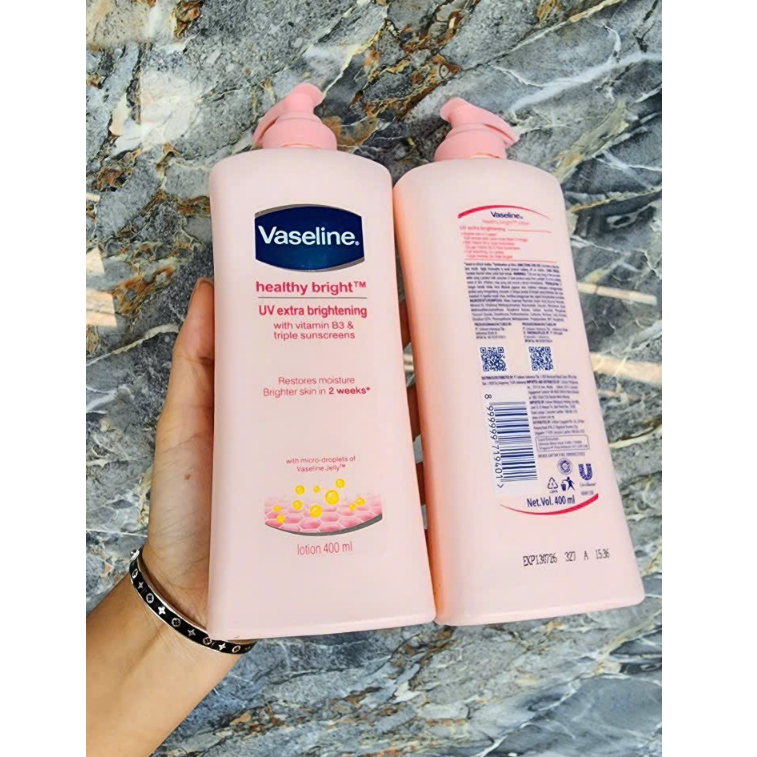 Dưỡng thể VASELINE HEALTHY EVEN TONE 400ml