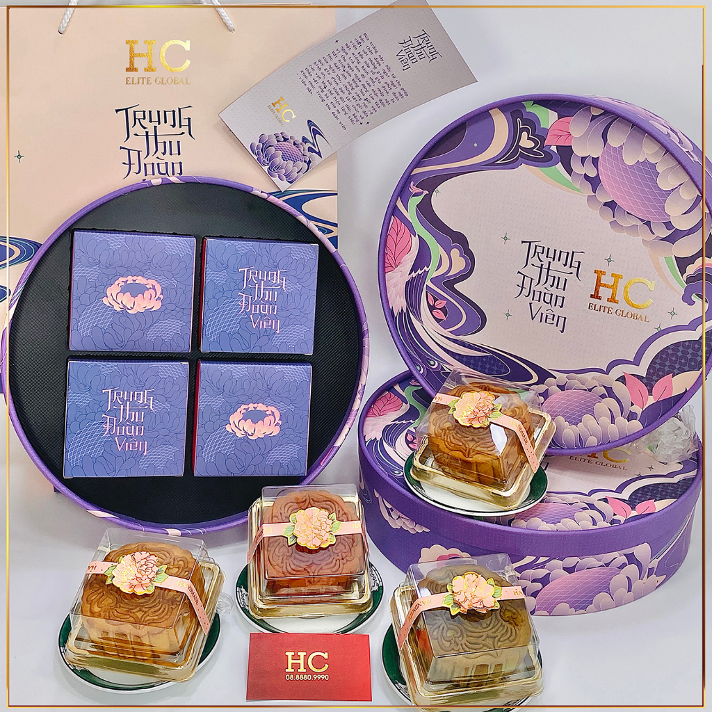 Quà Tặng Bánh Trung Thu 2023, Hộp Quà Tặng Bánh Trung Thu Sang Trọng Chất Lượng Tặng Đối Tác, Khách Quý, Nhân Viên
