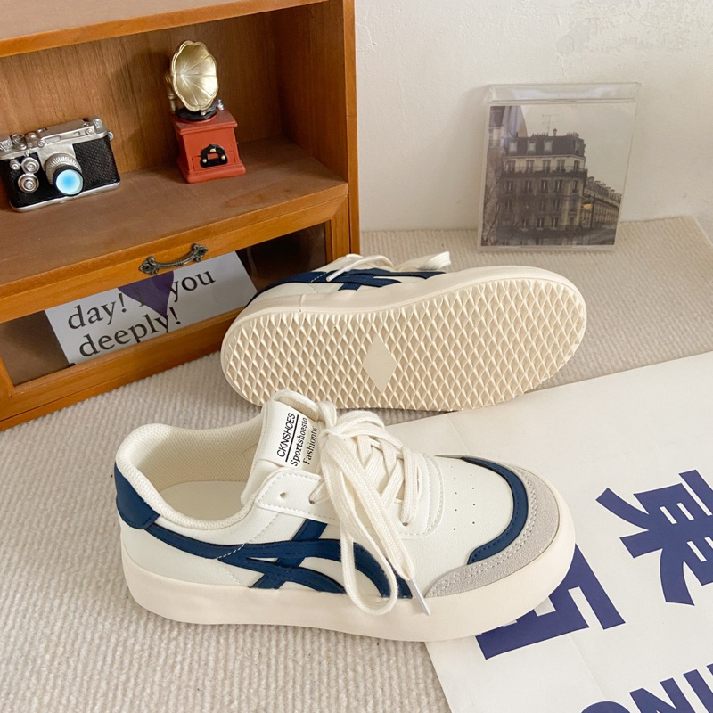 GIÀY SNEAKER S45 BASIC ĐẾ CAO 3.5CM PHONG CÁCH HÀN QUỐC