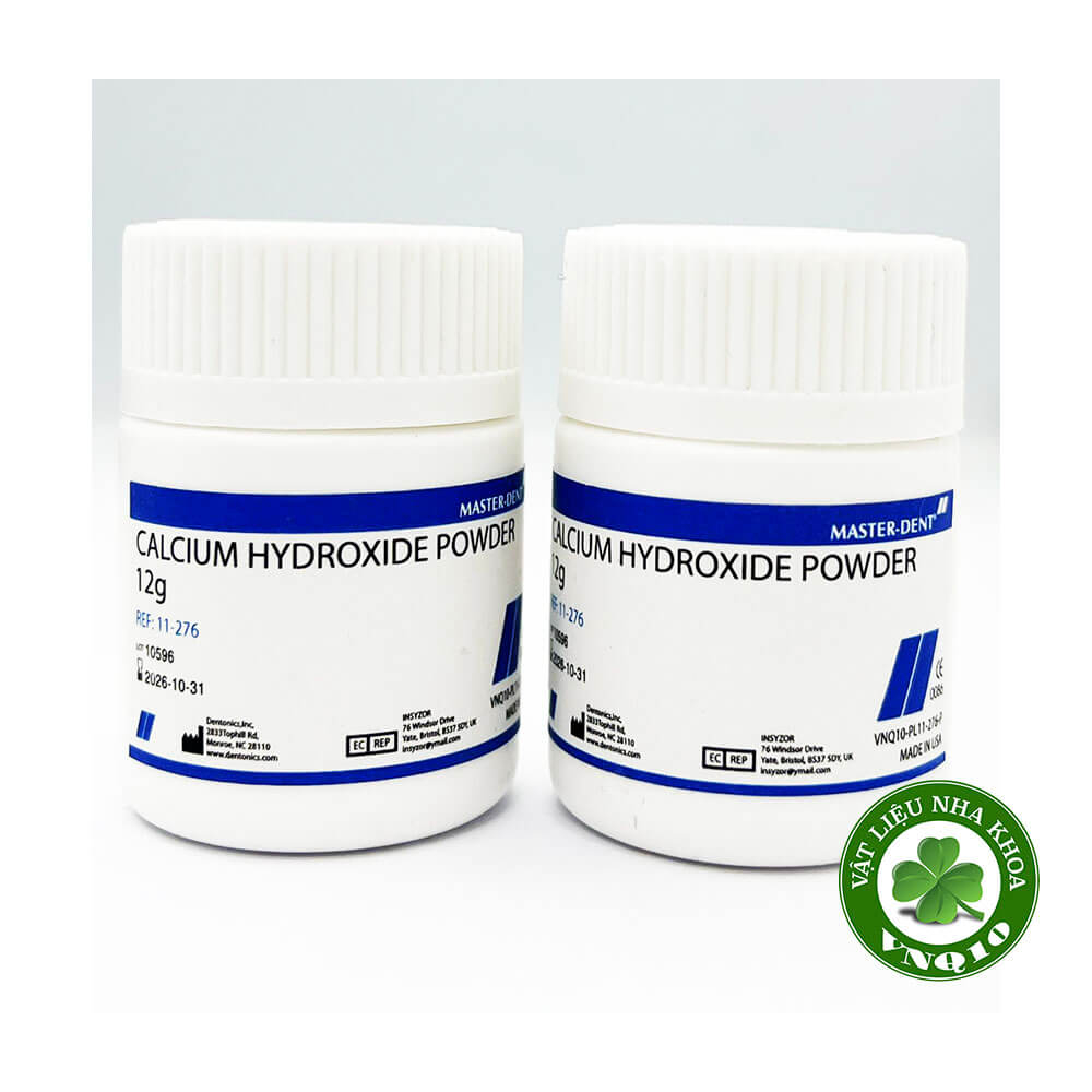 Vật liệu che tuỷ - CALCIUM HYDROXIDE - Masterdent Mỹ - Lọ 12g