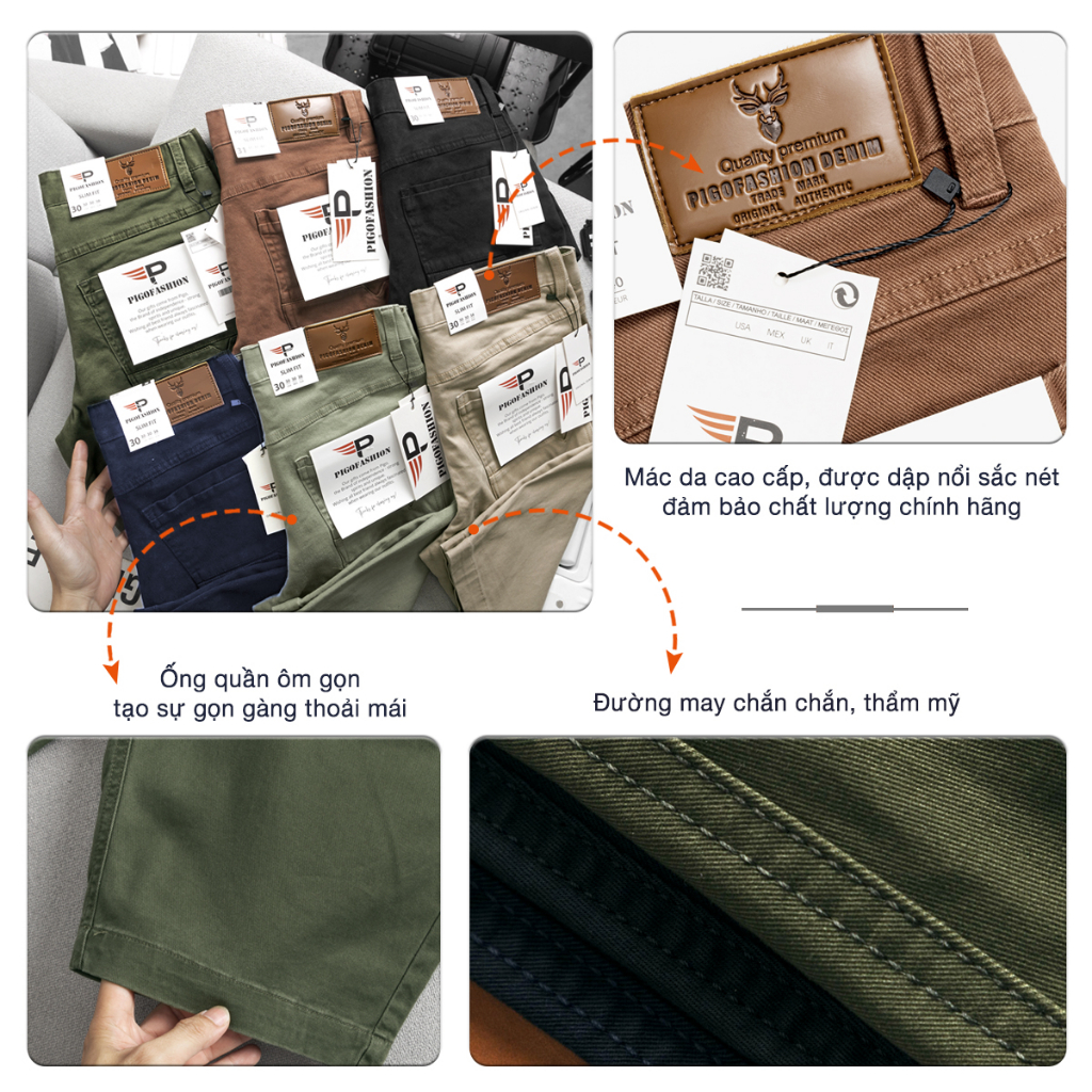 QUẦN SHORT KAKI NAM KIỂU DÁNG JEAN CO GIÃN NHẸ MÁT MẺ MÙA HÈ SPMSKJ01 PIGOFASHION