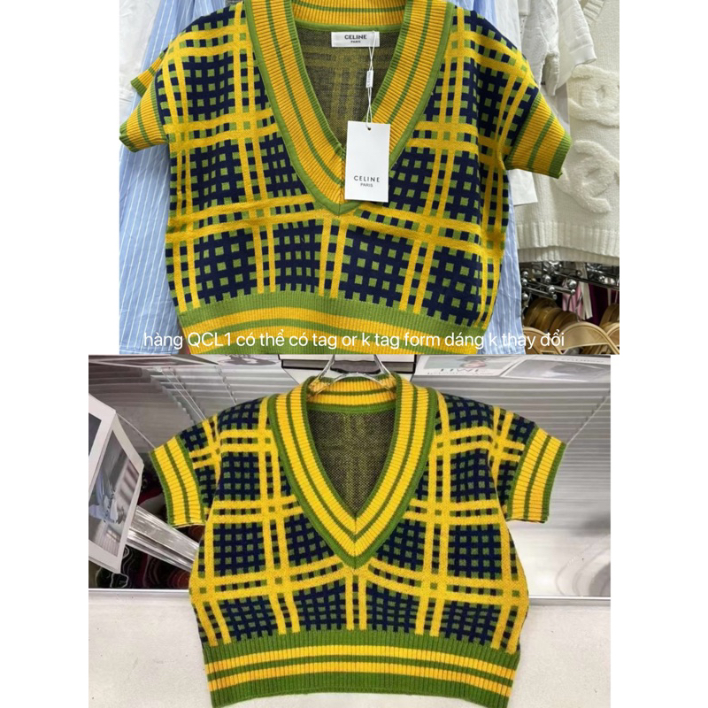 Áo len kẻ caro TQXK